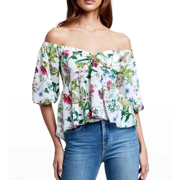 L'AGENCE Tops - L’Agence Elena off shoulder top - NWOT